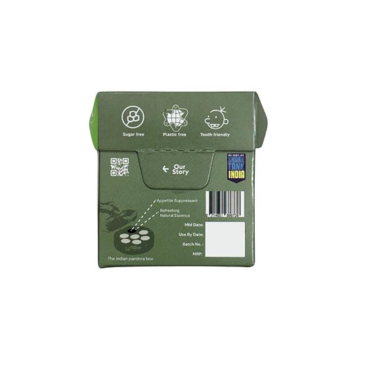 Gud Gum- Natural, Plastic Free Chewing Gum- Clove, Cardamom, Fennel, Cinnamon- 21g x 4 - Mini Pack of 4- No added artificial colours, flavours & sweeteners (Pack of 4, Fennel)