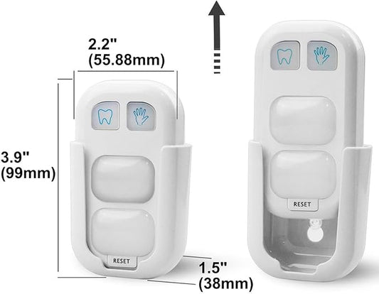 Brushing Timer for Kids – 20-Second Hand Wash Countdown, Bathroom Hygiene Training Accessory, Fun Timer for Teeth Brushing and Hand Washing, Suitable for Home, Apartment, School, Kitchen