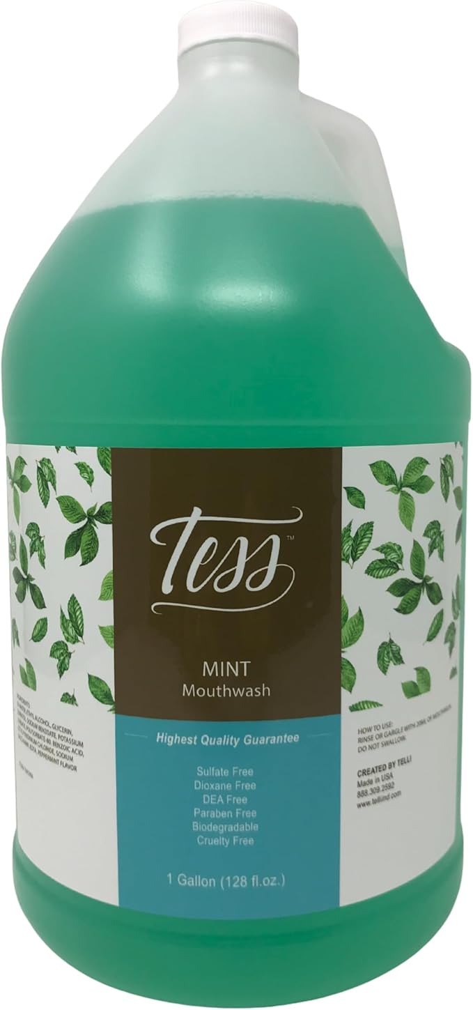 Tess Mint Mouthwash (4 Gallon Case)