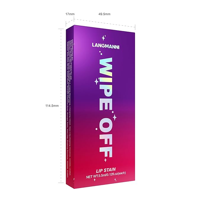 Jolilab Lip Stain Masque,Wipe Off Lip Tint,Waterproof,Transfer proof,Highly Pigmented,Ultra Long Lasting Lip Stain Peel off Makeup With Matte finish for All-day Wear.(#01+#02+#03)