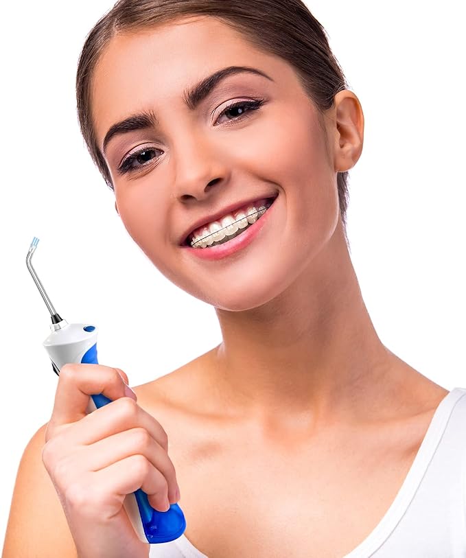 Nuanchu 8 Pieces Compatible with Waterpik Replacement Flossers Replacement Tips, Classic Jet Tips Flosser Refill Heads Replacement Heads for Water Toothpick