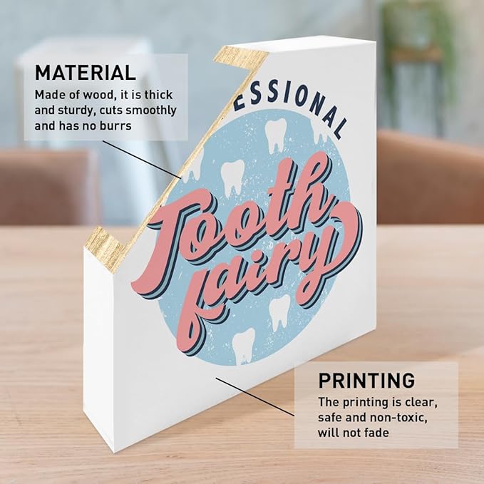 Dentist Gifts for Women Men Doctor, Gifts for Dentists Dental Assistant Student, Dental School Graduation Hygienist Gifts, Dental Decorations for Office Room Desk, Dental Office Decor, Tooth Fairy