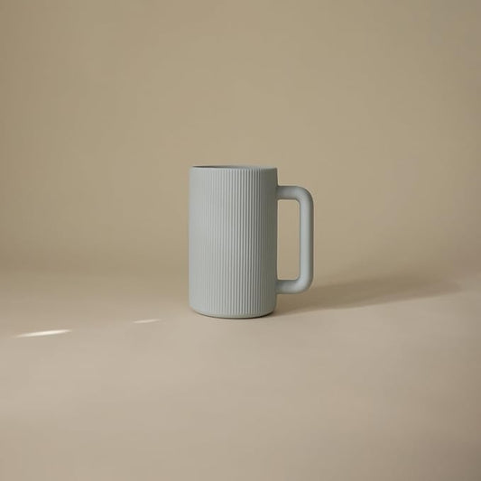 mushie Baby Bath Rinse Cup | 100% Food Grade Silicone | Shampoo & Body Washing Rinser Cup for Kids (Periwinkle)