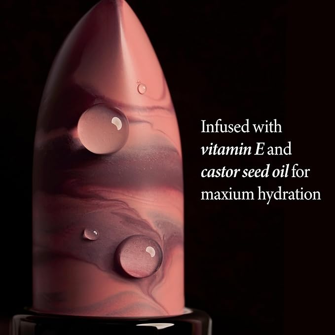 LAURA GELLER NEW YORK Italian Marble Sheer Lipstick - Prego - Hydrating & Lightweight - Vitamin E & Caster Seed Oil - Cream Finish