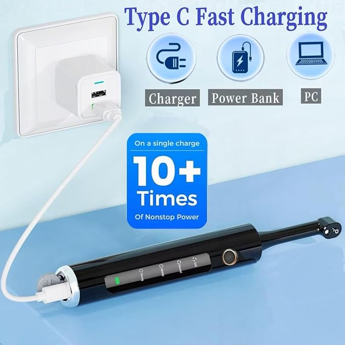 Tooth Polisher,Teeth whitening kit 12 Pieces Accessories,Teeth Polishing Kit for Daily Cleaning,Polishing Then Whitening kit