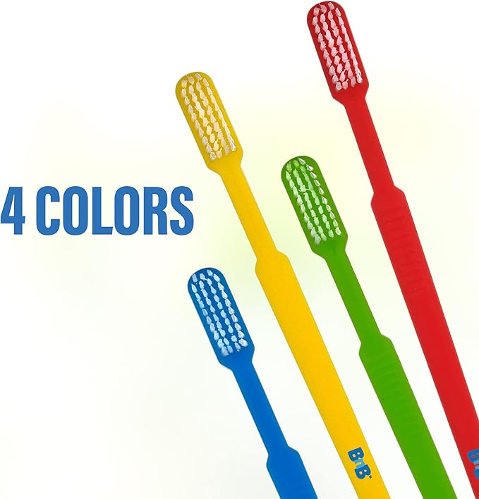 100 Pack Prepasted Disposable Toothbrushes | Pre-Pasted Soft Bristle Tooth Brush Set for Dental Care & Oral Hygiene | Individually Wrapped Pasteb Made in USA (100 Pack)