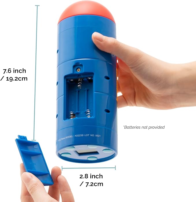 KADAMS Visual Timer for Kids with Audio Pre-Alarm - Traffic Light Alarm for Kids Toddler Teachers Classroom Home Time Management Tool 24hr Countdown Pause Memory Function