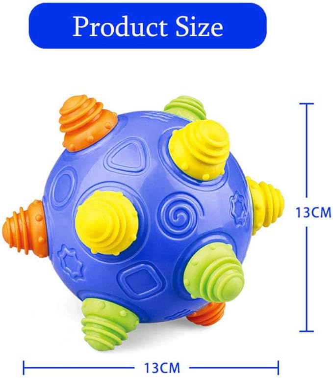 Toddler's Music Dancing Shake Ball - Move, Crawl, Bounce, Sensory Learning for Kids and Babies, Fun Gift for Both Boys and Girls