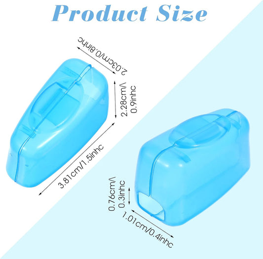 100PCS Travel Toothbrush Head Covers, Portable Toothbrush Pod Caps Case Protector for Home and Outdoor