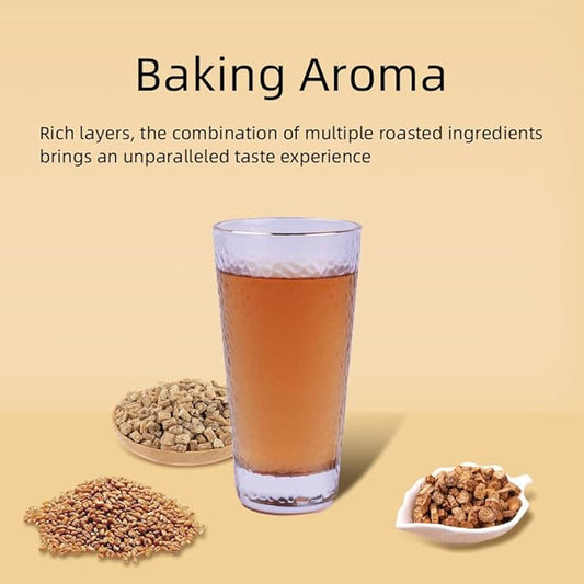 HANFANGLING Roasted Dandelion Burdock Root Herbal Tea-Detoxifying,Supports Gentle Liver/Kidney/Intestinal Caffeine-Free Coffee Alternative Detoxification,20 Count,(5.64oz 160g)