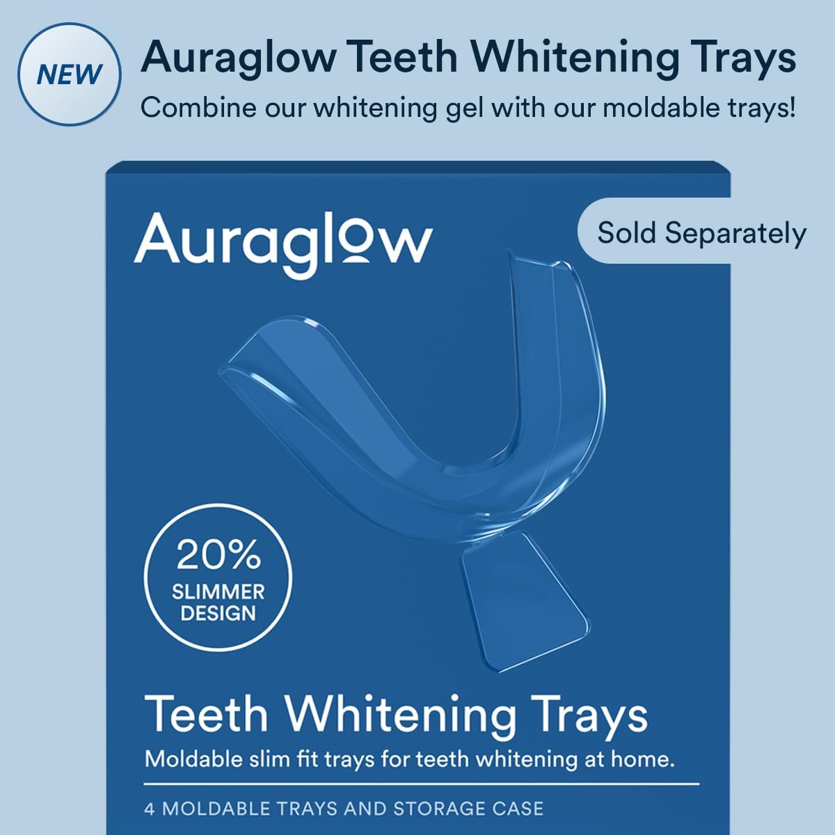 Auraglow 44% Teeth Whitening Gel Syringe Refill Pack, 44% Carbamide Peroxide, (3X) 5ml Syringes, 30 Whitening Treatments