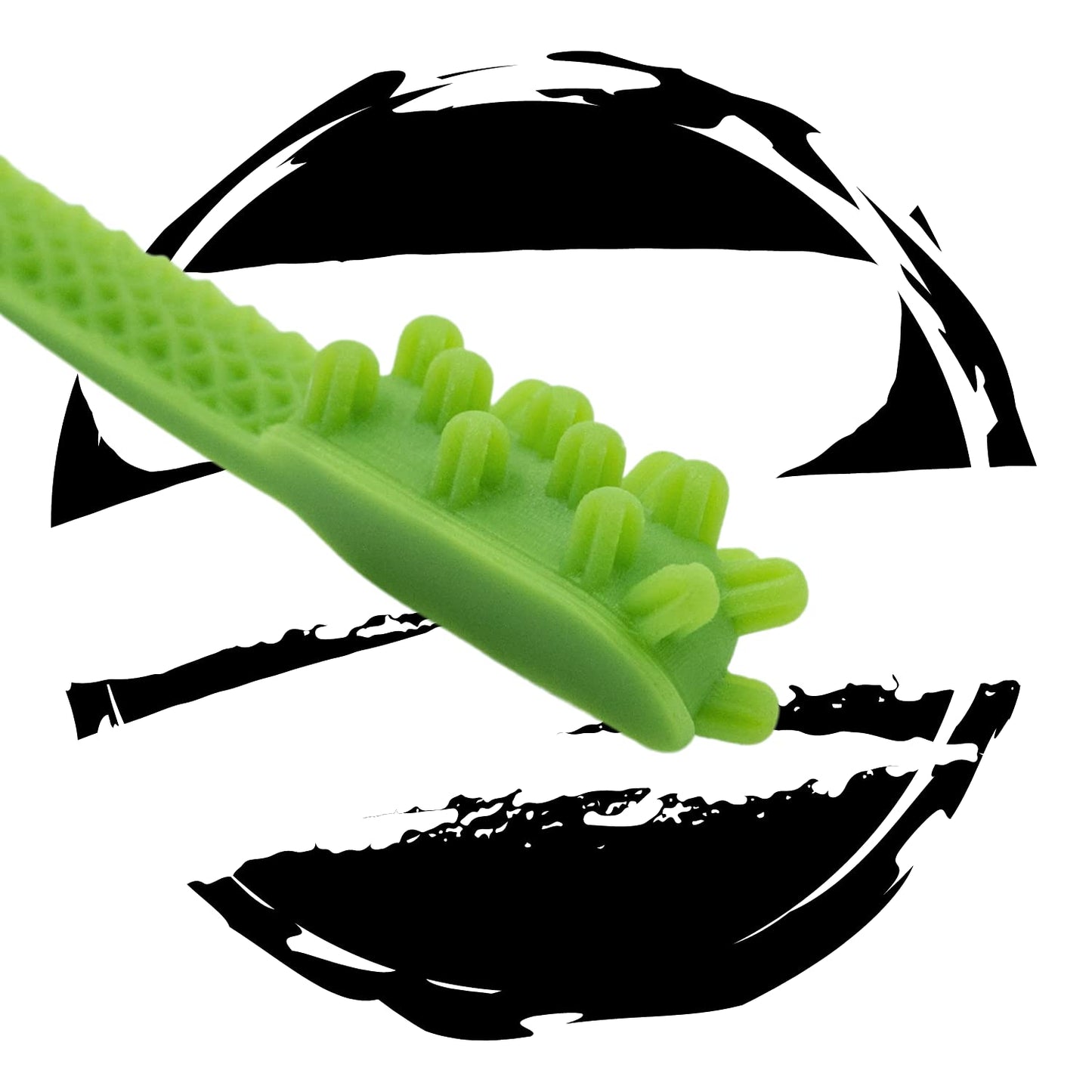 V3 (Denture Adhesive Removing Toothbrush) (Green)