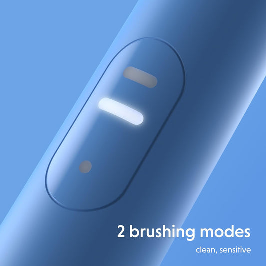 ORDO Lite Sonic Toothbrush, Electric Toothbrushes with 35,000 Pulses Per Min, Dual Modes, Over 5 Weeks Battery, Smart Timer, Waterproof, USB C, Sky