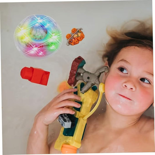 LED Floating Baby Bath Toys, Battery-Free Light-Up Shower Toys for Infants & Toddlers in Bathtub