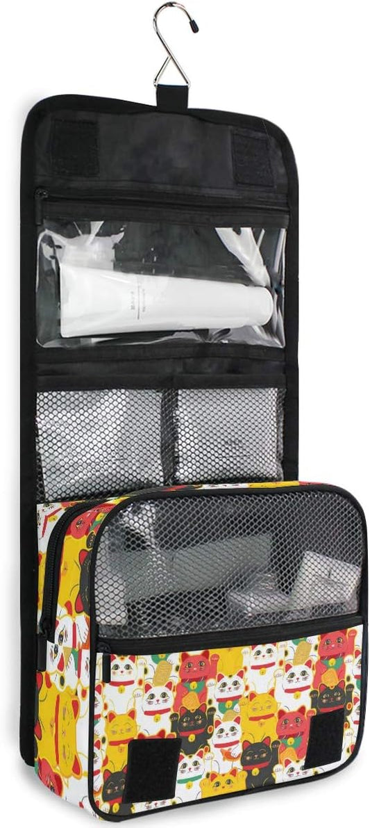 senya Hanging Travel Toiletry Bag Kit Makeup Case Cosmetics Organizer for Men Women