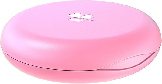 (2 Pack) Retainer Cases,Solid Orthodontic Retainer Case (Pink)