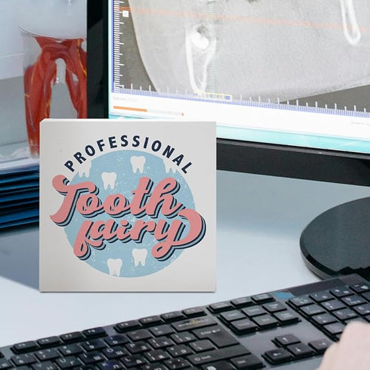 Dentist Gifts for Women Men Doctor, Gifts for Dentists Dental Assistant Student, Dental School Graduation Hygienist Gifts, Dental Decorations for Office Room Desk, Dental Office Decor, Tooth Fairy