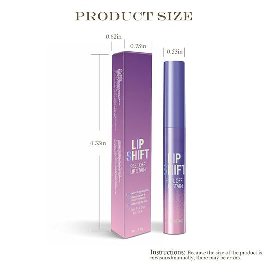 3 Colors Lip Stain Peel Off, Peel off Lip stain, Lip Tint Stain, Peel off Lip Liner Stain, Lip Stain Peel off Tint Tattoo Color Waterproof Long-Lasting, No Smudging(3PCS)