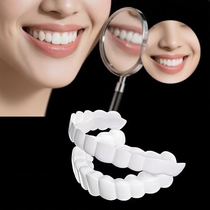 2 Pairs Adjustable Temporary for Men & Women, Natural Comfortable Design to Restore Confident Smile (5)