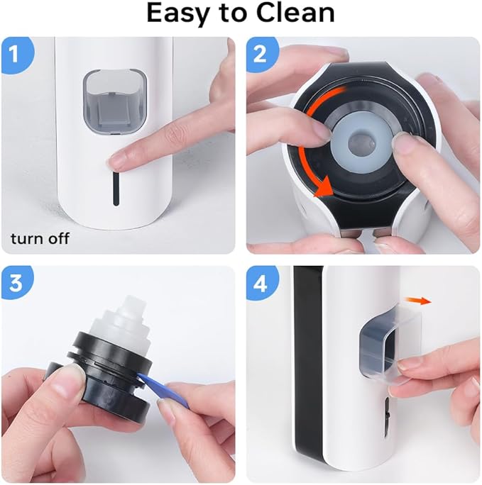 Automatic Toothpaste Dispenser Wall Mounted - Smart Touchless Toothpaste Squeezer with 3 Adjustable Levels, 2 Toothbrush Holders- for Kids and Adults, Bathroom Essentials