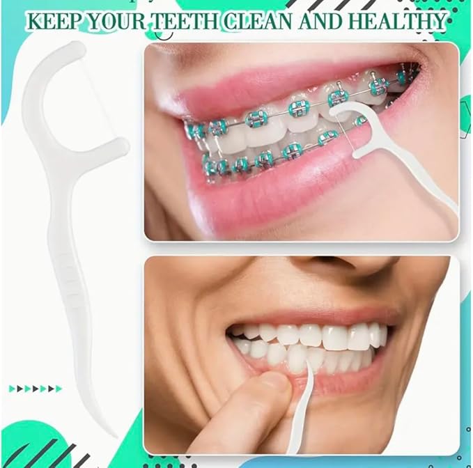 Professional Clean Dental Floss Picks – 300 Count Bag