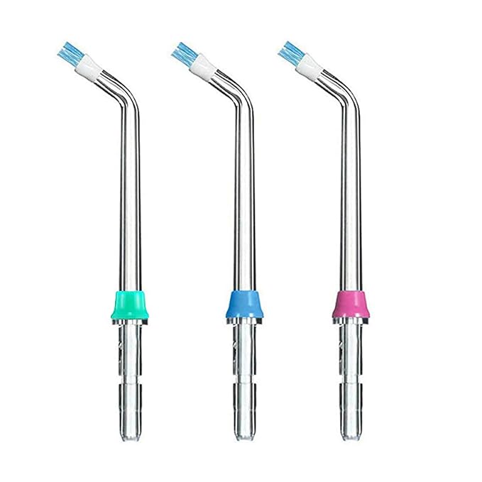Plaque Seeker Replacement Tips Compatible with Waterpik Water Flossers and Oral Irrigators, 3-Pack (Plaque Seeker Tips)