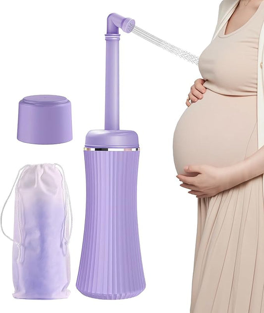 Postpartum Perineal Bottle, Leakproof Bidet Cleansing, 400ml, Portable Hygiene Bottle, Soft Squeeze Perineal Cleaner, Gentle Feminine Care Solution, for Mom Women Travel Toilet Hospital