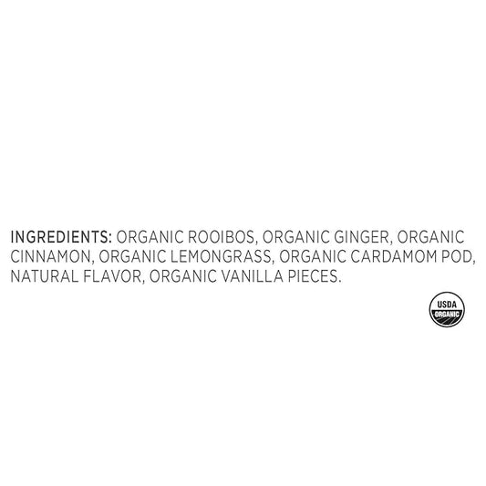 Tea Forte Winter Chai Premium Loose Leaf Caffeine-Free Herbal Tea Blend Canister, Makes 35-50 Cups, Round Canister