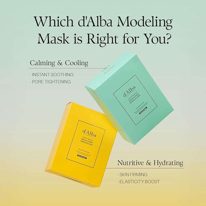 d'alba Piedmont White Truffle Serum & Cream Modeling Mask (Nutritive/Hydrating)