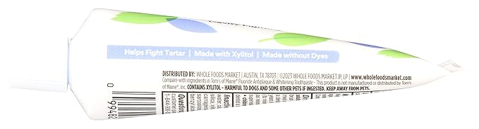 365 by Whole Foods Market, Travel Size Toothpaste Fluoride, 3 Ounce
