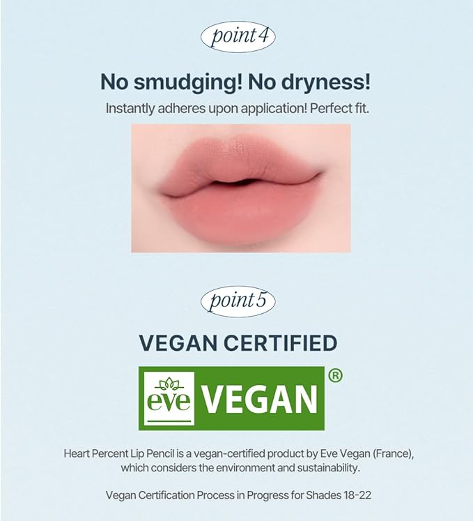 Heart Percent Dote On Mood Lip Liner Pencil, Long-Lasting Creamy Lip Crayon Smooth Lipliner Retractable Lipstick Overlip Line Color 0.8g, #04. Strawberry Milk