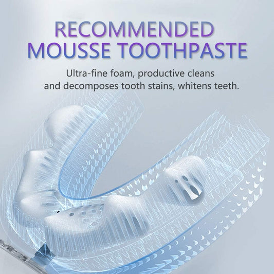 Ultrasonic Toothbrush for Adult Automatic Toothbrush 30'' Automatic Timer Wireless Charging Washable Travel Home Dual-use