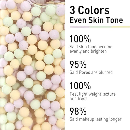 CATKIN Skin Tone Corrector Makeup Primer, Isolation Cream, 3 IN 1 Skin Tone Correcting, 73% Moisturizing Essence, Oil Control Primer For Flawless & Poreless Face Makeup Base Oil Free Formula