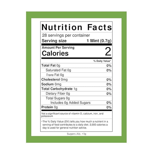 Velamints Fresh Spearmint Sugar Free Mints Tin - Fresh Breath Mint Aspartame-Free Sweetened with Stevia, 20 Gram (Pack of 6 Tins)