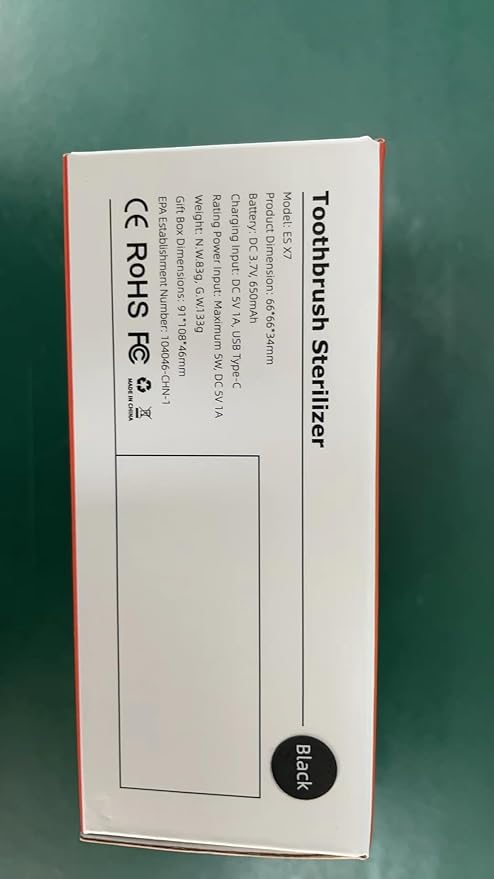 UV Toothbrush Sanitizer Holder & Cleaner with LED Clock Display & Hot Air Drying – Wall-Mounted UV Tooth Brush Holder for Bathroom Decor, Travel Use, Rechargeable Portable Design, Fits All Brushes