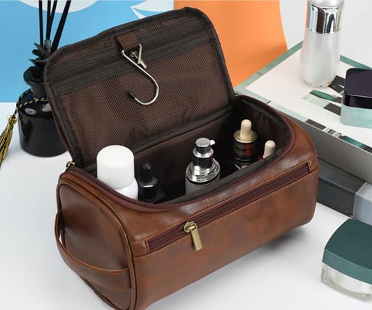 Personalized Large Toiletry Bag for Men,Minimalist Travel Toiletry Organizer Dopp Kit Water-resistant Shaving Bag for Toiletries Accessories,Ideal Chrismas Gifts For Men