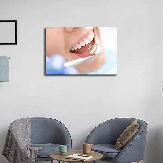 Braces, Dental Clinics, Plastic Tools, Orthodontic Clinic Poster Wall Art for Living Room Bedroom Wall Art Printins Wall Decor (8x12inch-No Framed)