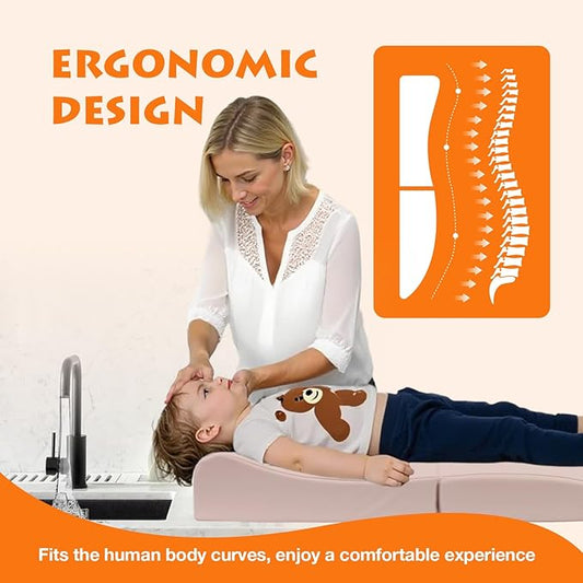 Large Waterproof Kids Hair Washing Station for Sink - Portable Shampoo Mat & Basin for Toddler, No More Mess, Soft & Comfortable Hair Wash Helper for Baby & Children