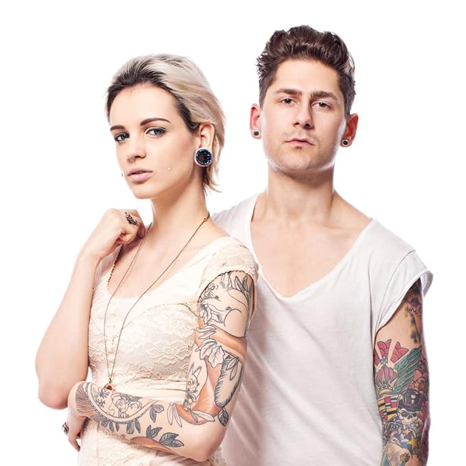 BodyJ4You Piercing Aftercare Kit - Ear Stretching Balm - 100% USDA Organic Jojoba Oil - Stretched Ear Gauges Tragus Nose Septum Lip Navel - Soothe Moisturize Skin Recovery Pure Natural Vegan Solution