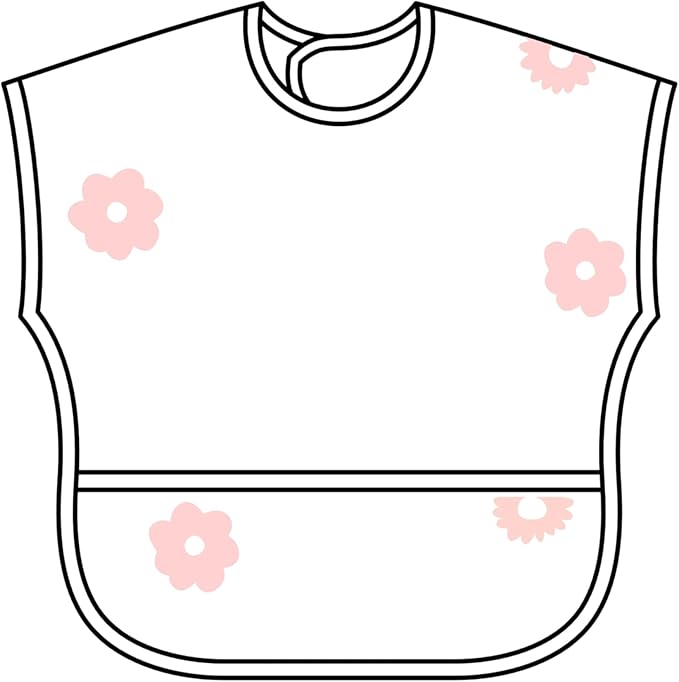 Ali+Oli Smock Bibs for Babies, BPA-Free Oeko-Tex Certified, Waterproof Baby Smock, Machine Washable, Toddlers Ages 6m+