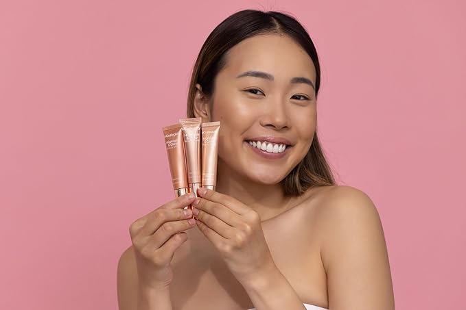 MCoBeauty - Highlight and Glow Beauty Wand - Buildable Liquid Highlighter - Bronze Shade - Liquid Cream with Cushion Applicator for Soft, Radiant Finish - Highlighters Makeup