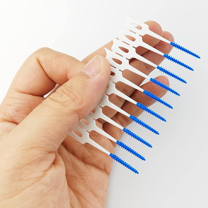 GXXMEI 400PCS Dual-Use Interdental Brushes Soft Silicone Dental Picks Toothpicks Between Teeth Brush, Tooth Flossing Brush for Cleaning Orthodontic Wire Toothbrush Clean Tool