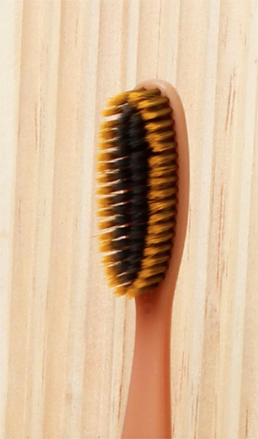 Adult Extra Soft-bristled Toothbrush Bamboo Charcoal, Long Toothbrush Head,Periodontist Design Tapered Bristles for Sensitive Teeth & Receding Gums.【Extra Soft bristles, 5 Count (Pack of 1)】