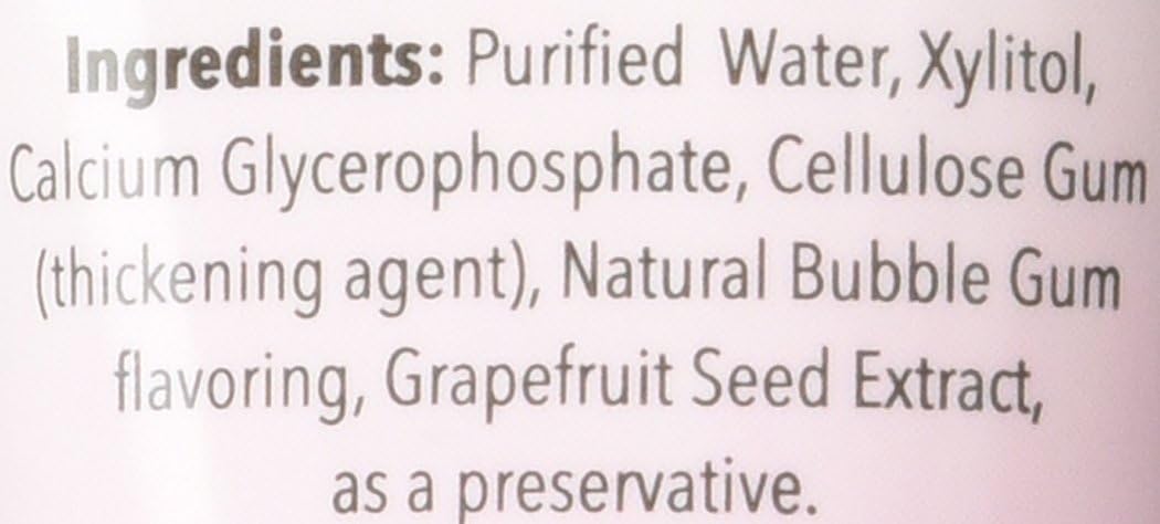 Spry Natural Xylitol Toothpaste for Baby, Toddler and Kids Age 3 Months and Up - Fluoride Free Tooth Gel, Tasty, Support Development of Emerging Teeth, Bubble Gum 2 Fl Oz (Pack of 2)