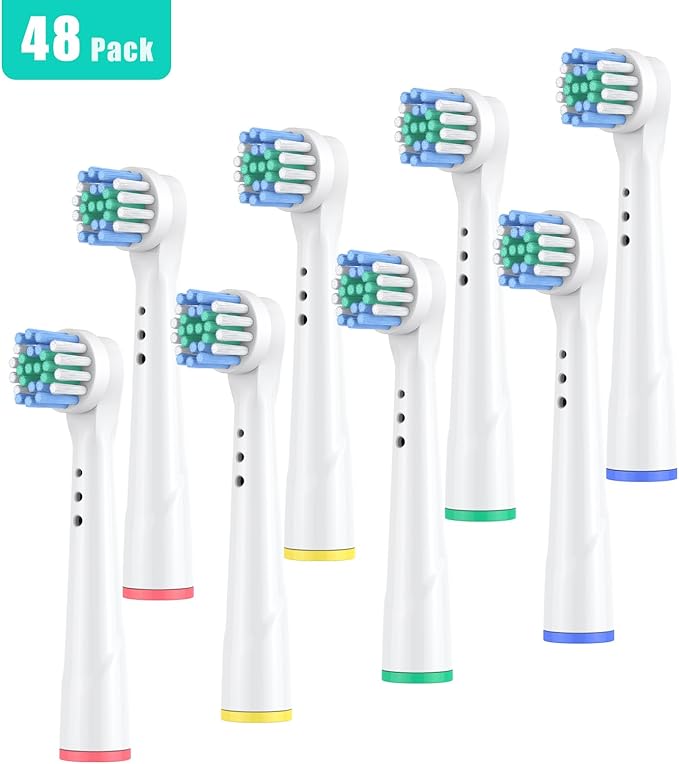 Safcare 8pcs Replacement Brush Heads Compatible with Oral B Electric Toothbrushes (YE638)