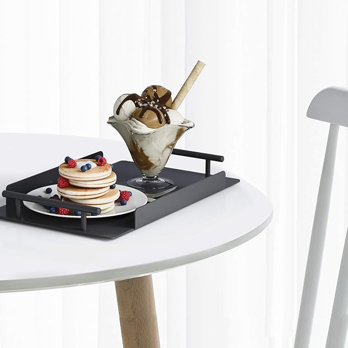 Bathroom Organizer Countertop,Counter Decorative Tray Cosmetic Organizer,Countertop Storage Shelf for Bathroom, Kitchen, Living Room, Bedroom, Dressing Table (2 Counts)