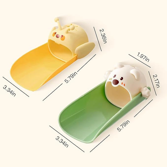2 Pack Faucet Extender for Toddlers,Kids Sink Extender for Bathroom,Kitchen,Bathtub,Food Grade Silicone,Sink Extender for Toddlers(Yellow,Green)