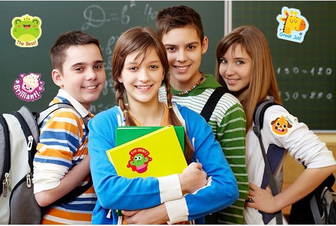 120 Pieces Teacher Stickers for Grading, Reward and Good Job Stickers for Students and Kids(3, 120)