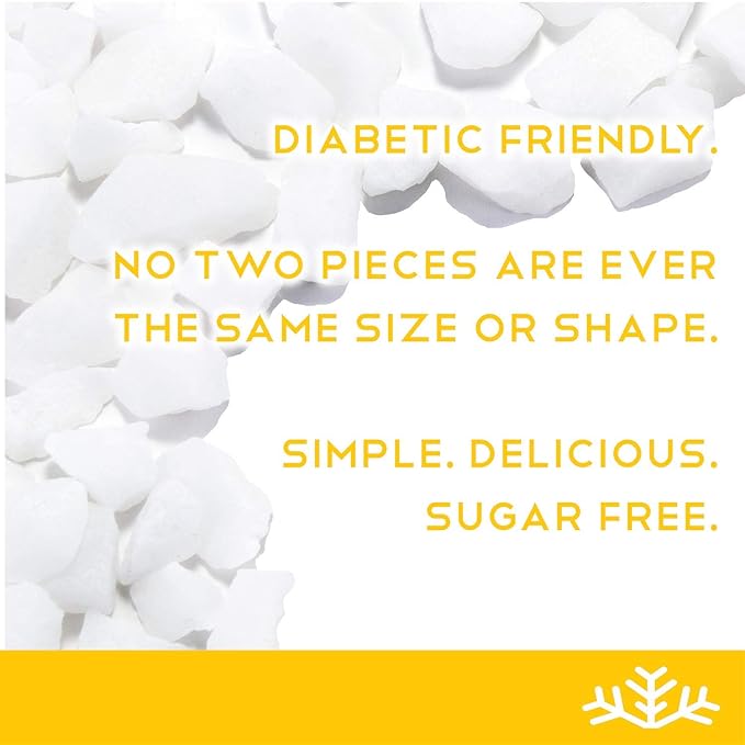 Lemon KETO Xylitol Candy Chips - SNØ 1.5oz Tin - Sugar-Free Candy With Only 2 Ingredients | Low Carbs, Diabetic-Friendly, Non-GMO, Vegan, GF & Kosher | Purest candy in the world!