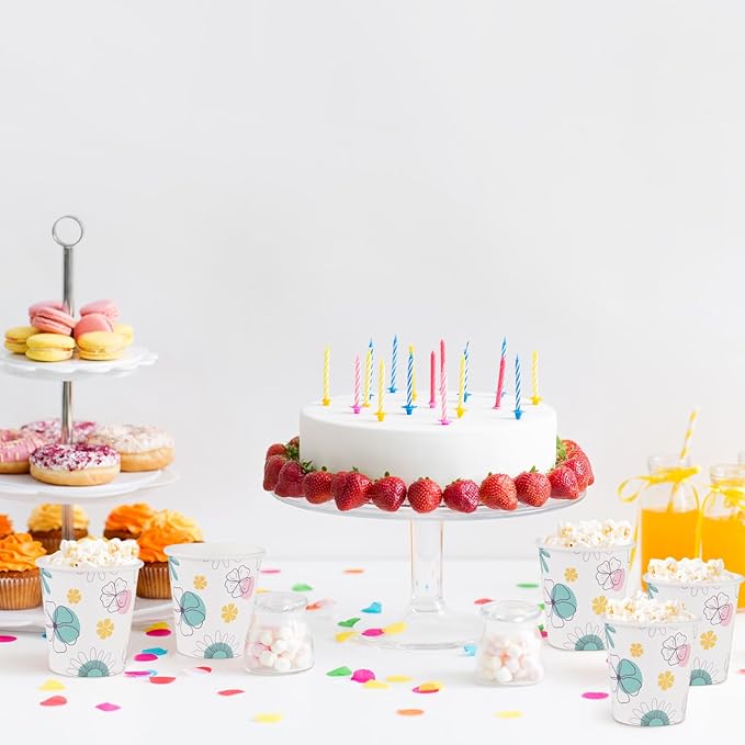 Lamosi 5 oz Paper Disposable Cups 300 Pack, Small Bathroom Mouthwash Drinking Cup for Water, Coffee, Sample, Tasting and Dessert